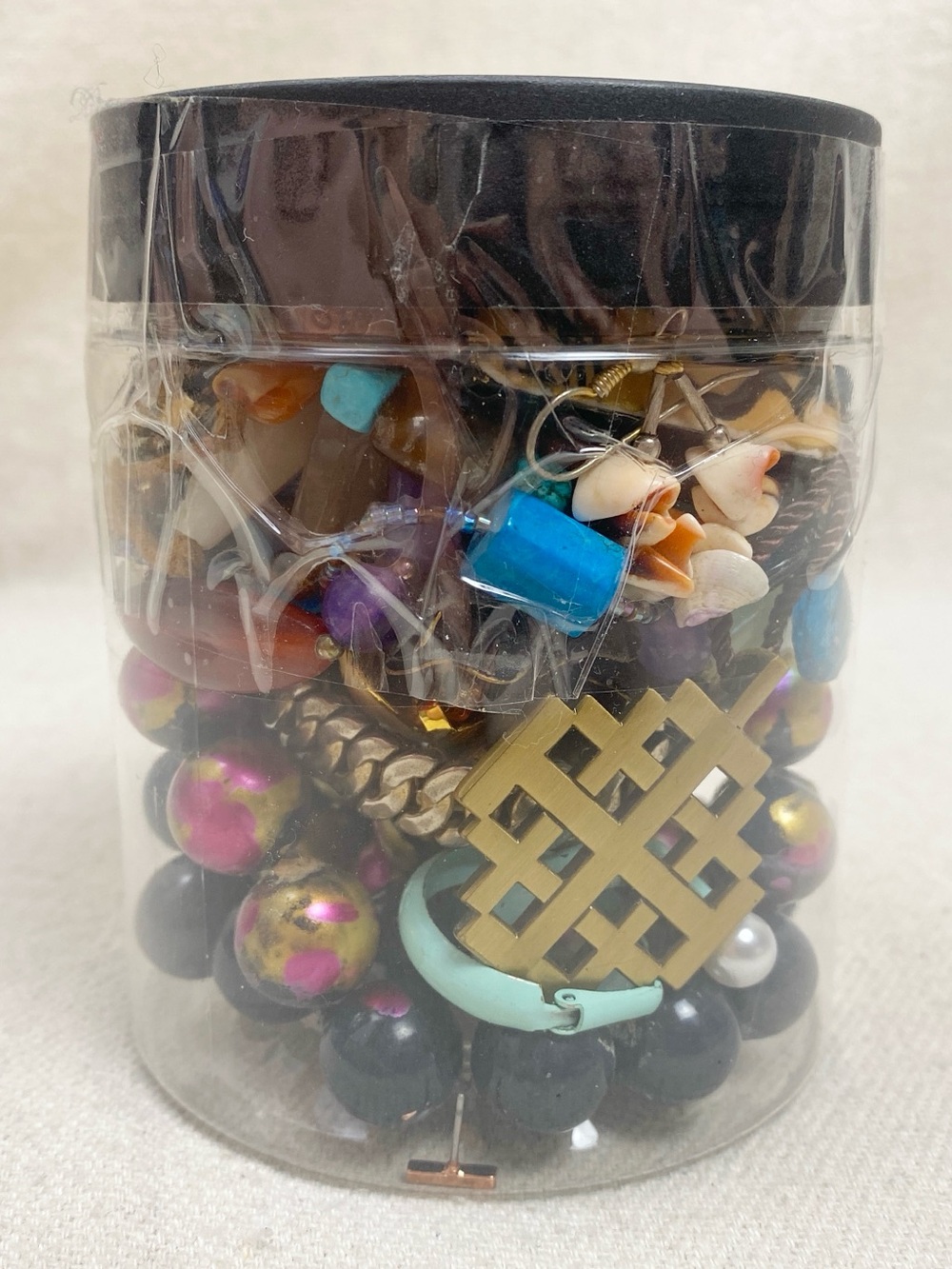 Mystery Jewelry Jar - Black, Pink & Gold